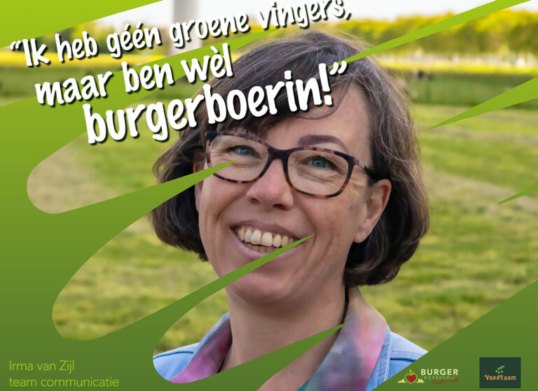 burgerboeren interview leden Voedsaam Irma team communicatie