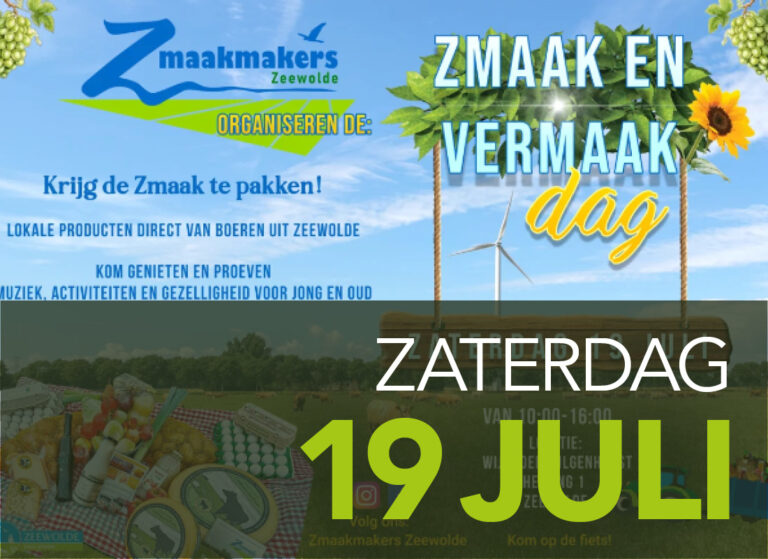 Zmaakmakers van de Burgerboerderij Oosterwold nemen deel aan Zmaak en Vermaakdag 2025 in Zeewolde
