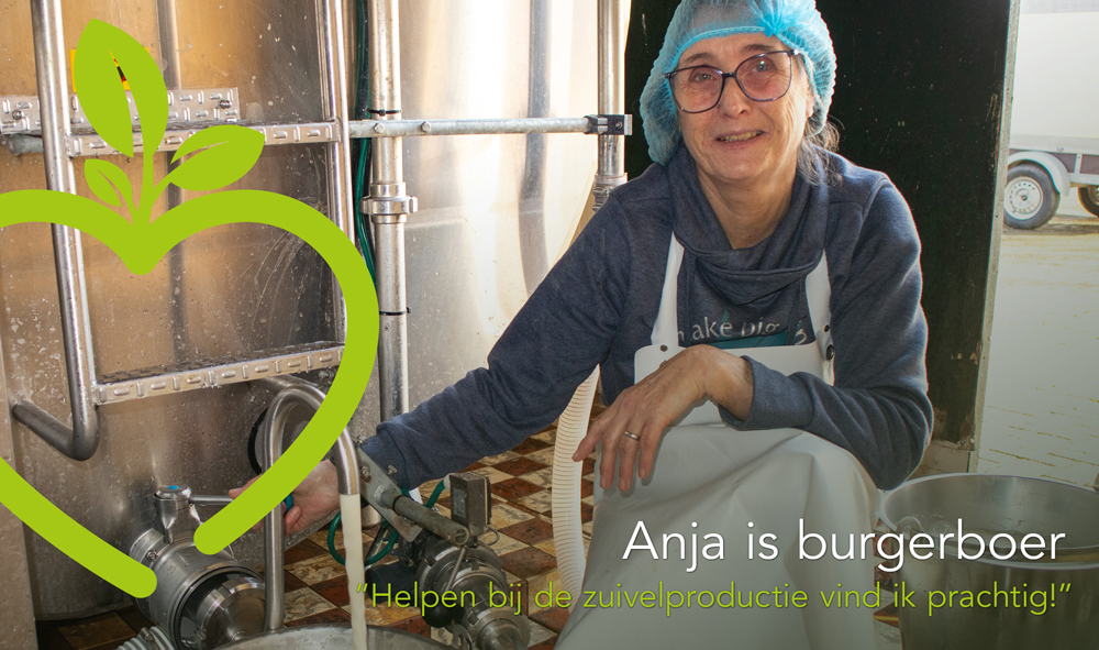 burgerboer Anja vertelt over haar werk in de zuivelproductie