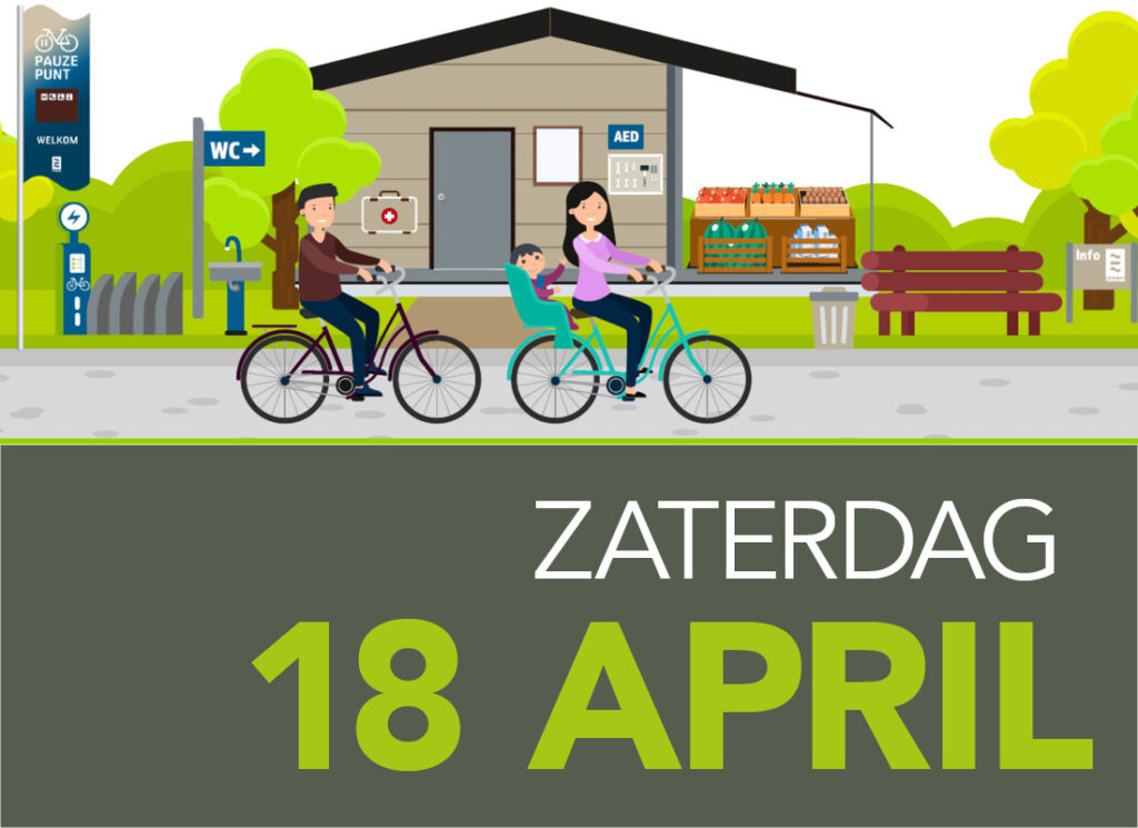 open dag fietspauzepunt bij Burgerboerderij Oosterwold op zaterdag 18 april