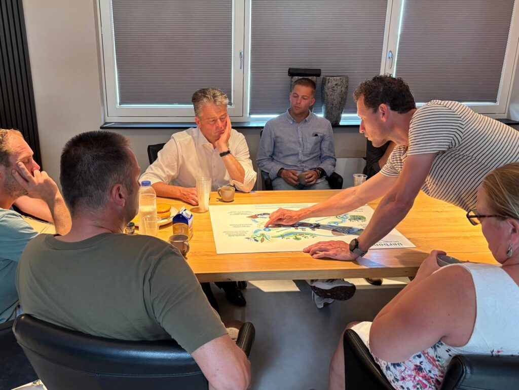 werkbezoek gedeputeerde Sjaak Simonse en SIG project verbonden oevers
